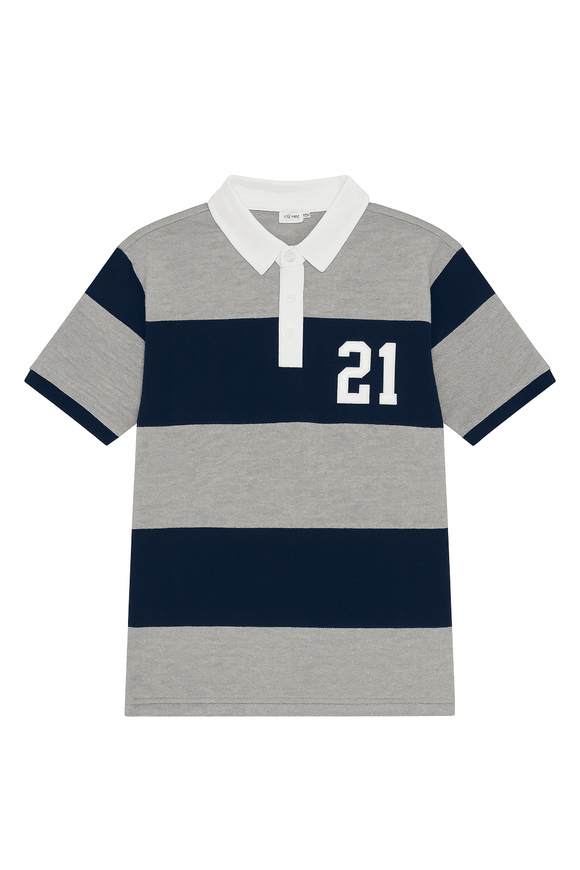 Autostripe Pique Polo  Rugby  Assorted Nawao.com