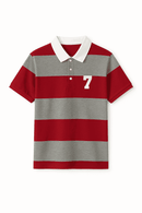 Autostripe Pique Polo  Rugby  Assorted Small Nawao.com