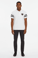 Badge Polo Shirt White Nawao.com
