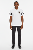 Badge Polo Shirt White Nawao.com