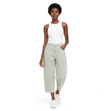 Baggy Balloon Jeans Pale Grey Nawao.com