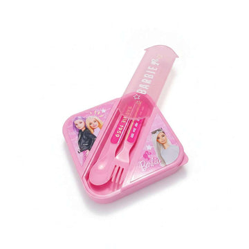 Barbie Lunch Box With Cutlery Nawao.com
