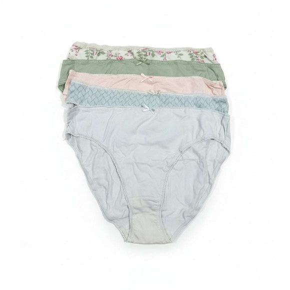 Basic 5 Pack 365 Hi Leg Brief  Assorted Uk8 Nawao.com
