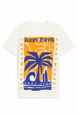 Basic Graphic Tee Assorted Nawao.com