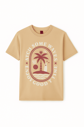 Basic Graphic Tee Assorted Small Nawao.com