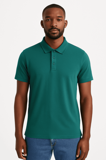Basic Pique Polo Assorted Nawao.com