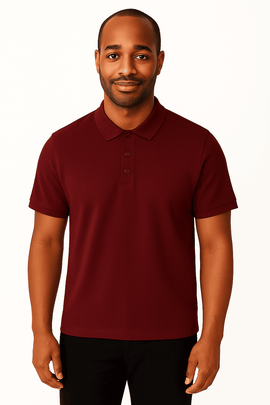 Basic Pique Polo Assorted Nawao.com