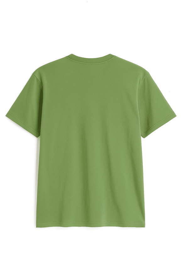 Basic Solid Crew Neck Tee Assorted Nawao.com