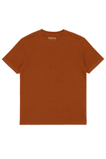 Basic Solid Crew Neck Tee Assorted Nawao.com