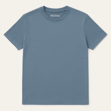 Basic Solid Crew Neck Tee Assorted Small Nawao.com