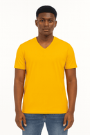 Basic Solid V Neck Tee Assorted Nawao.com
