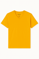 Basic Solid V Neck Tee Assorted Nawao.com
