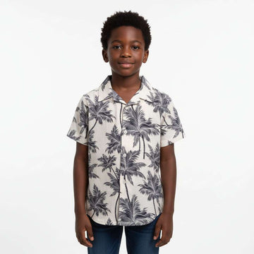 Beige Aop Resort Shirts  Beige Nawao.com