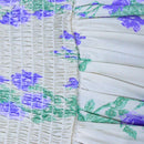 Beige Aop Smocking Dress Nawao.com