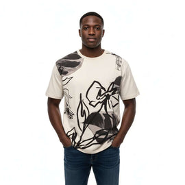 Beige Aop T Shirt Nawao.com