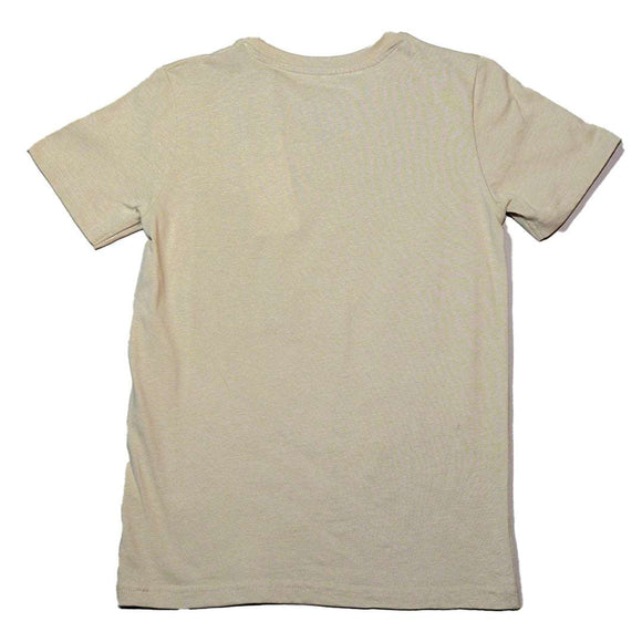 Beige Ape Face Emboss Tee Nawao.com