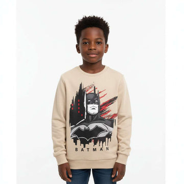 Beige Batman Sweatshirt Beige Nawao.com