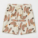Beige Birds Printed 4 Pack Shorts Pjs Beige Nawao.com
