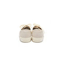 Beige Canvas Lace Up Beige Nawao.com