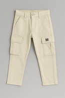 Beige Cargo Pocket Trouser Beige Nawao.com
