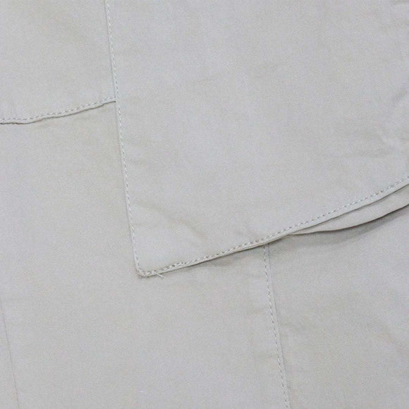 Beige Cargo Pocket With Chain Pants Beige Nawao.com
