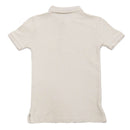 Beige Chest Logo Polo Nawao.com