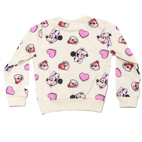 Beige Chip And Dale Aop Sweatshirt Nawao.com
