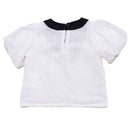 Beige Collar Blouse Nawao.com