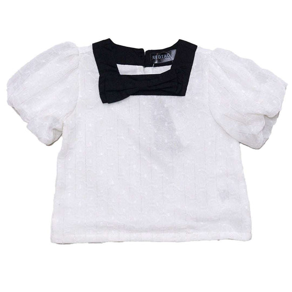 Beige Collar Blouse Nawao.com