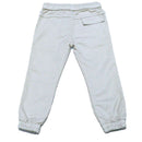 Beige Coloured Knitted Denim Jogger Nawao.com