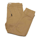 Beige Elastic Waist Jogger Nawao.com