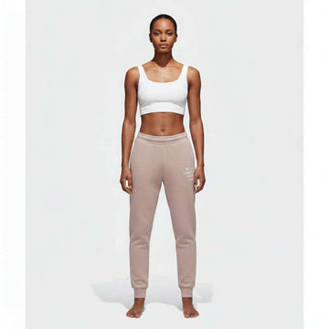 Beige Elasticated Hem Jog Pant Beige Nawao.com