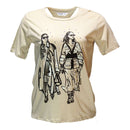 Beige Embellished T Nawao.com