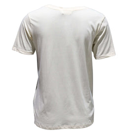 Beige Embellished T-Shirt Nawao.com
