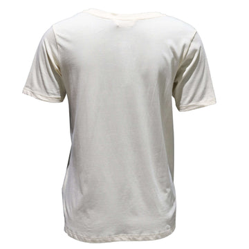 Beige Embellished T-Shirt Nawao.com