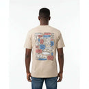Beige Friends Drop Sholder Tshirt Beige Nawao.com