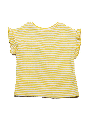 Beige Frill Striped Nawao.com