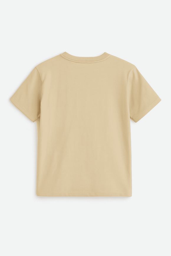 Beige Gamer Hd Print Tee Nawao.com