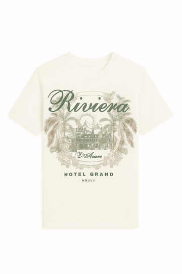Beige Graphic T Shirt Beige Nawao.com