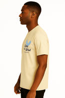 Beige Graphic Tee Beige Nawao.com