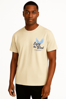 Beige Graphic Tee Beige Nawao.com