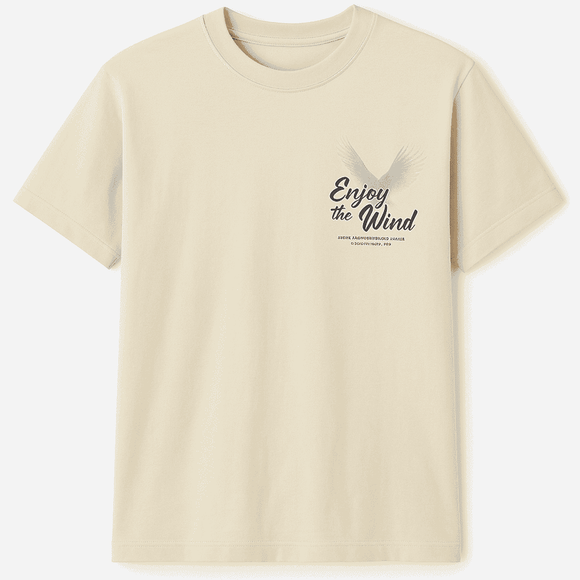 Beige Graphic Tee Beige Nawao.com