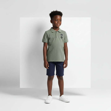Beige/Green 2 Pc Pack Polo Assorted Nawao.com