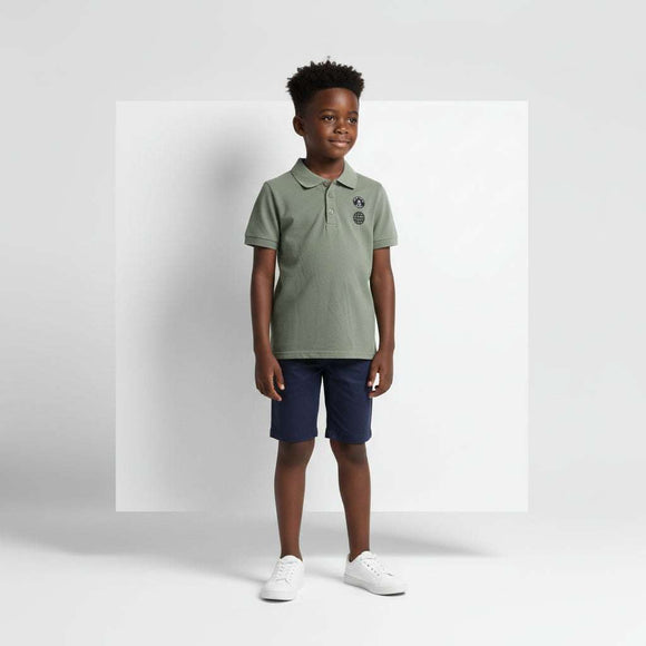 Beige/Green 2 Pc Pack Polo Assorted Nawao.com