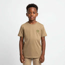 Beige/Green 2 Pc Pack Short Sleeve Tee Assorted 8 9 Years Nawao.com