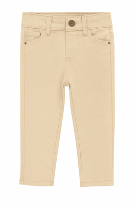 Beige Grey 5 Pocket Coloured Denim Beige Nawao.com