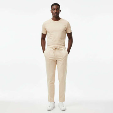 Beige Heavy Interlock Track Pant Nawao.com