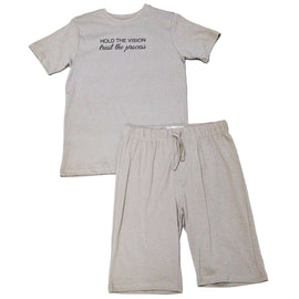 Beige Hold The Vision Nightsuit Nawao.com