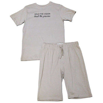Beige Hold The Vision Nightsuit Nawao.com
