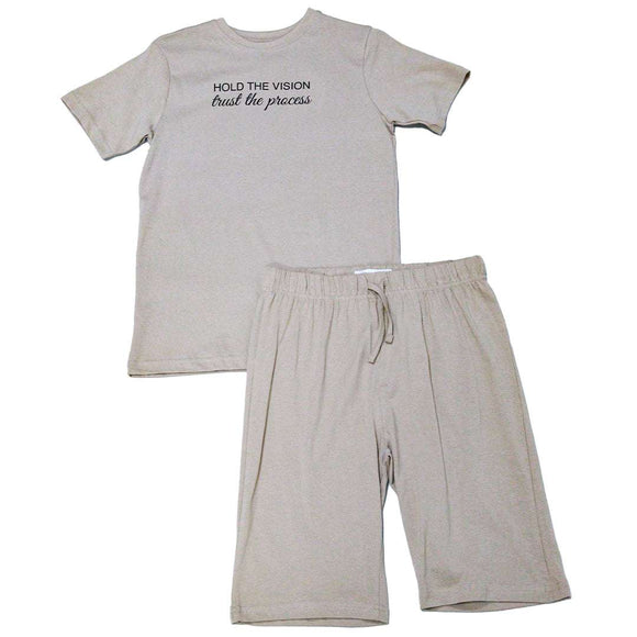 Beige Hold The Vision Nightsuit Nawao.com